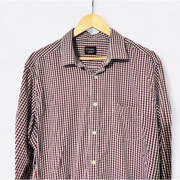 UNTUCKit Shirt Men’s XL Button Up Wrinkle Free Performance Nylon Elastane - Picture 1 of 5